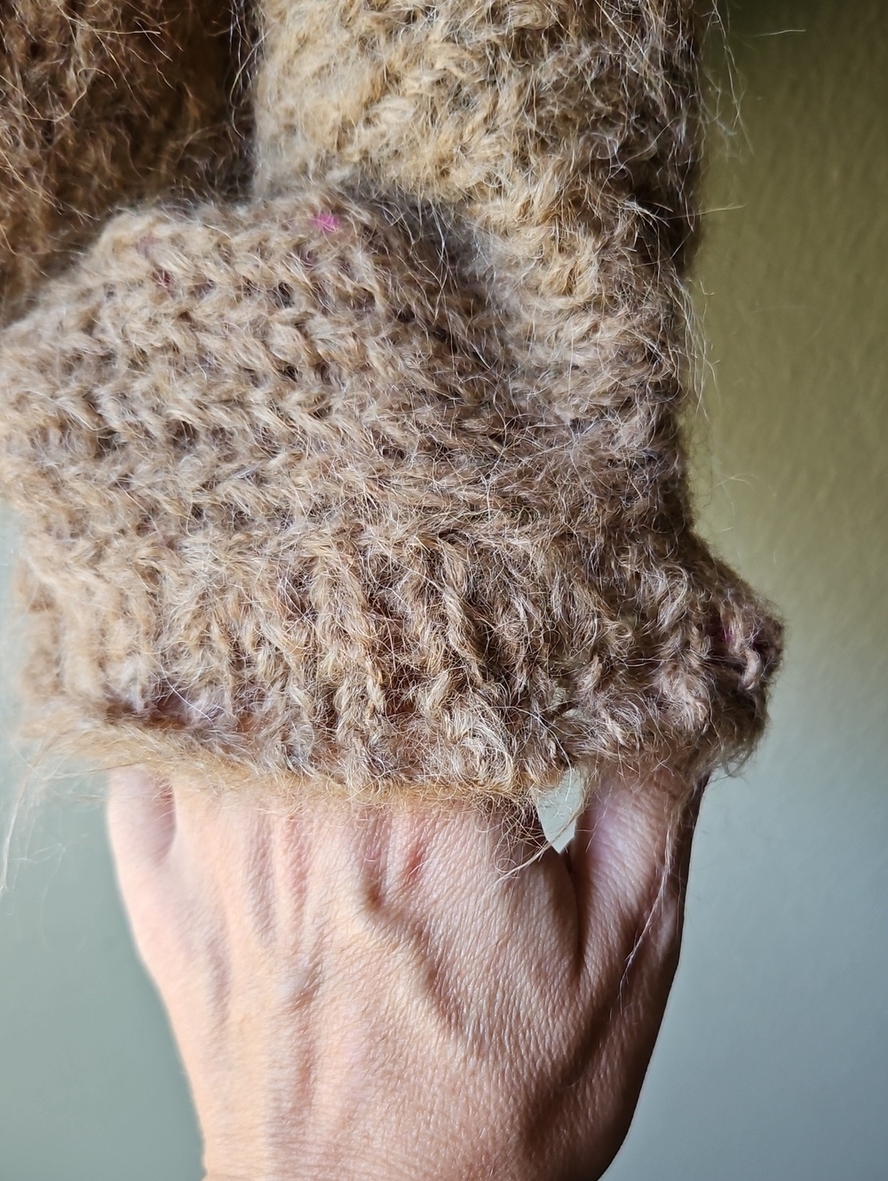 Montse Badell Cuzco Peru Handmade Alpaca Sweater - Picture 5 of 10